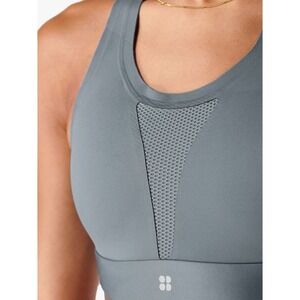 Sweaty Betty All Train, High Impact, Sports Bra, Steel Blue, Size 36C